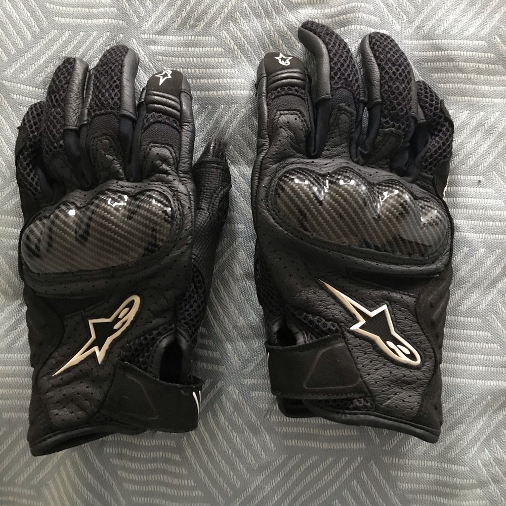 Alpinestars motorcycle gloves size S for women